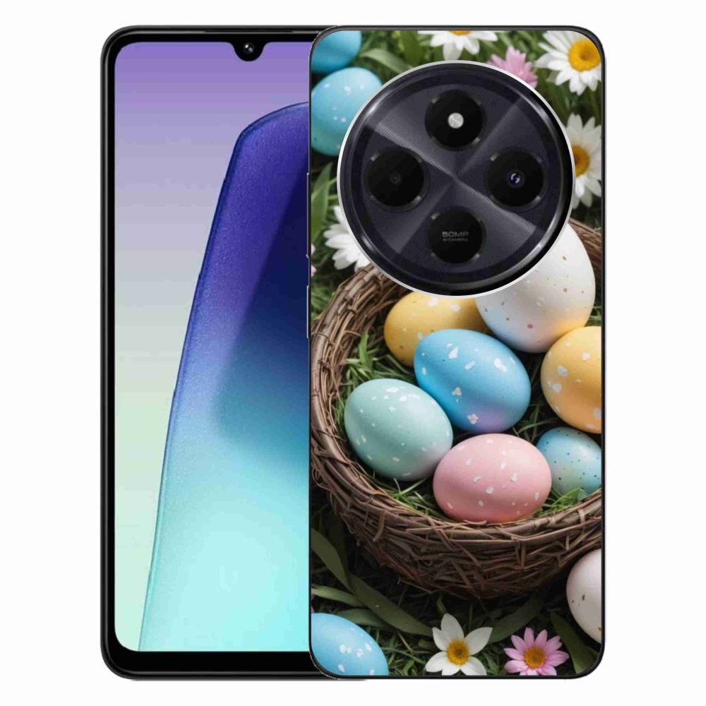 Gél borítás mmCase a Xiaomi Redmi 14C/Poco C75-hez - Húsvéti tojások 2