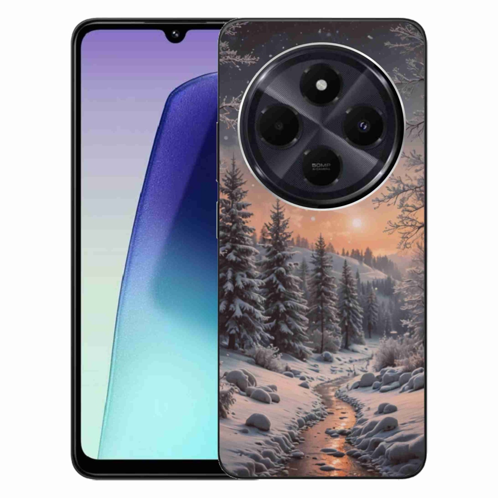 Gél borítás mmCase a Xiaomi Redmi 14C/Poco C75-hez - téli táj 2