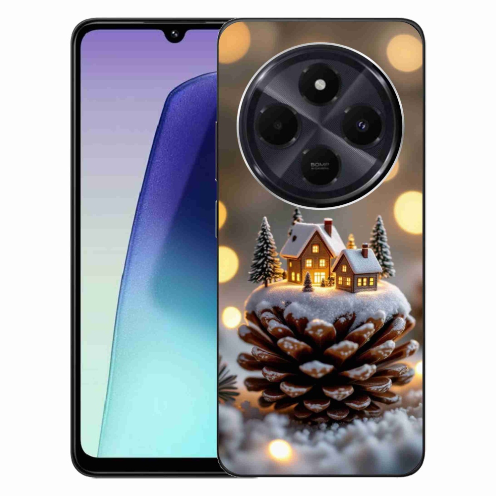 Gél borítás mmCase a Xiaomi Redmi 14C/Poco C75-hez - téli falu