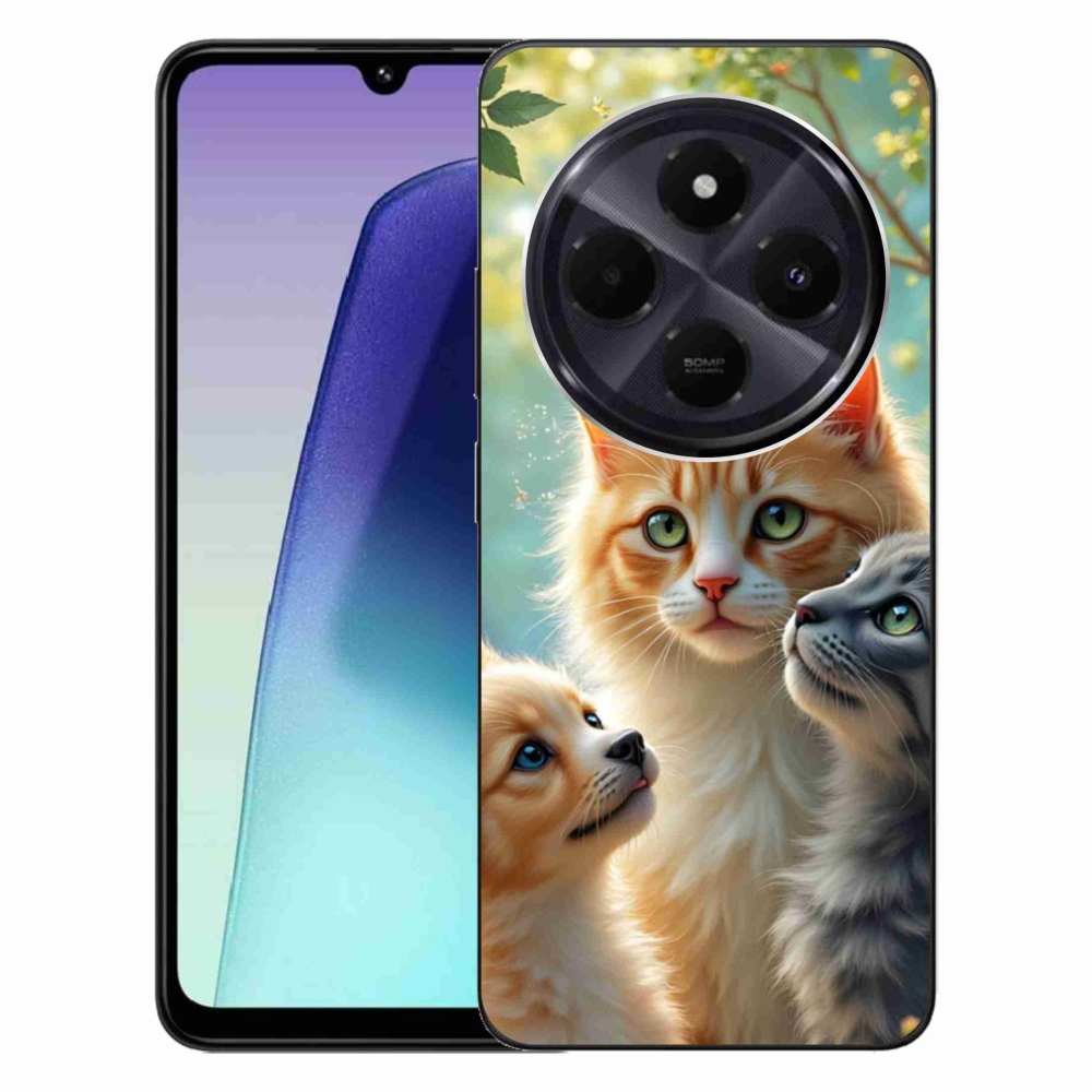 Gél borítás mmCase a Xiaomi Redmi 14C/Poco C75-hez - állati barátság 2