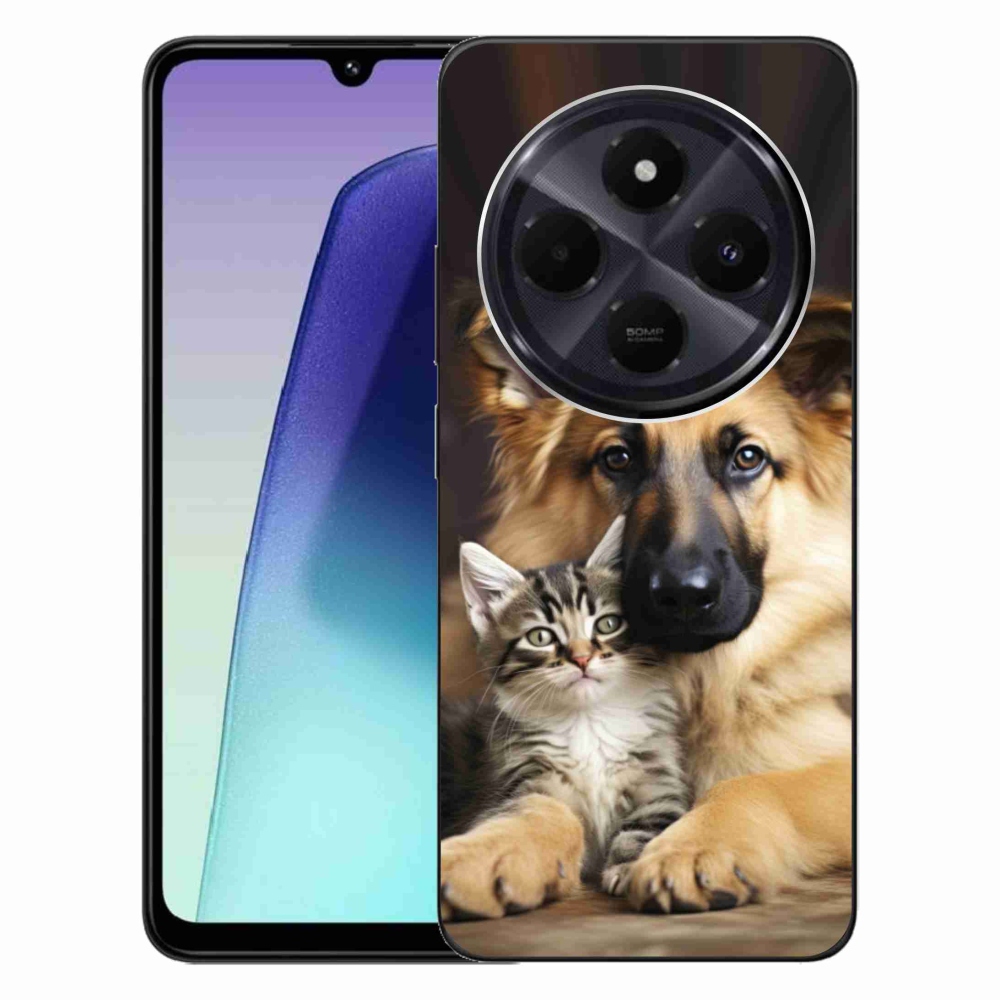 Gél borítás mmCase a Xiaomi Redmi 14C/Poco C75 számára - állatbarátság