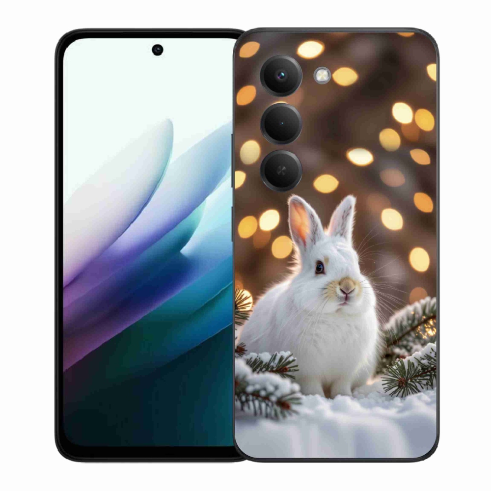 Gél borítás mmCase a Xiaomi Redmi 15 4G/5G 171 mm - fehér nyúlhoz