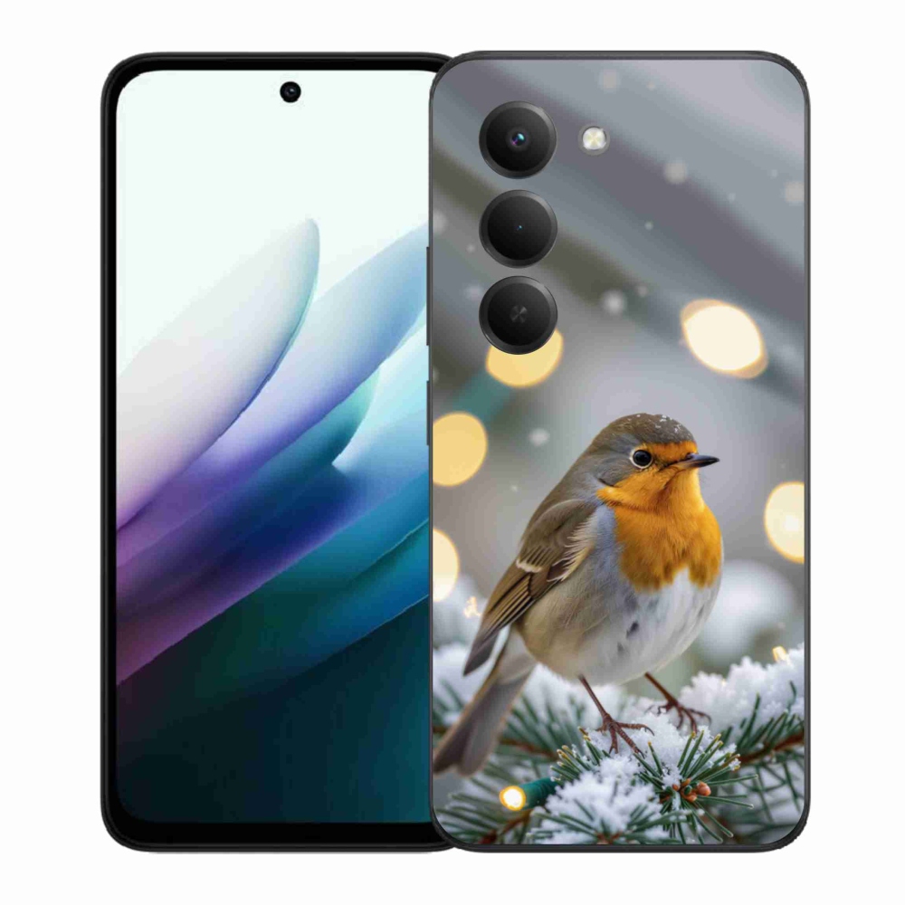 Gél borítás mmCase a Xiaomi Redmi 15 4G/5G 171 mm - téli piros színben