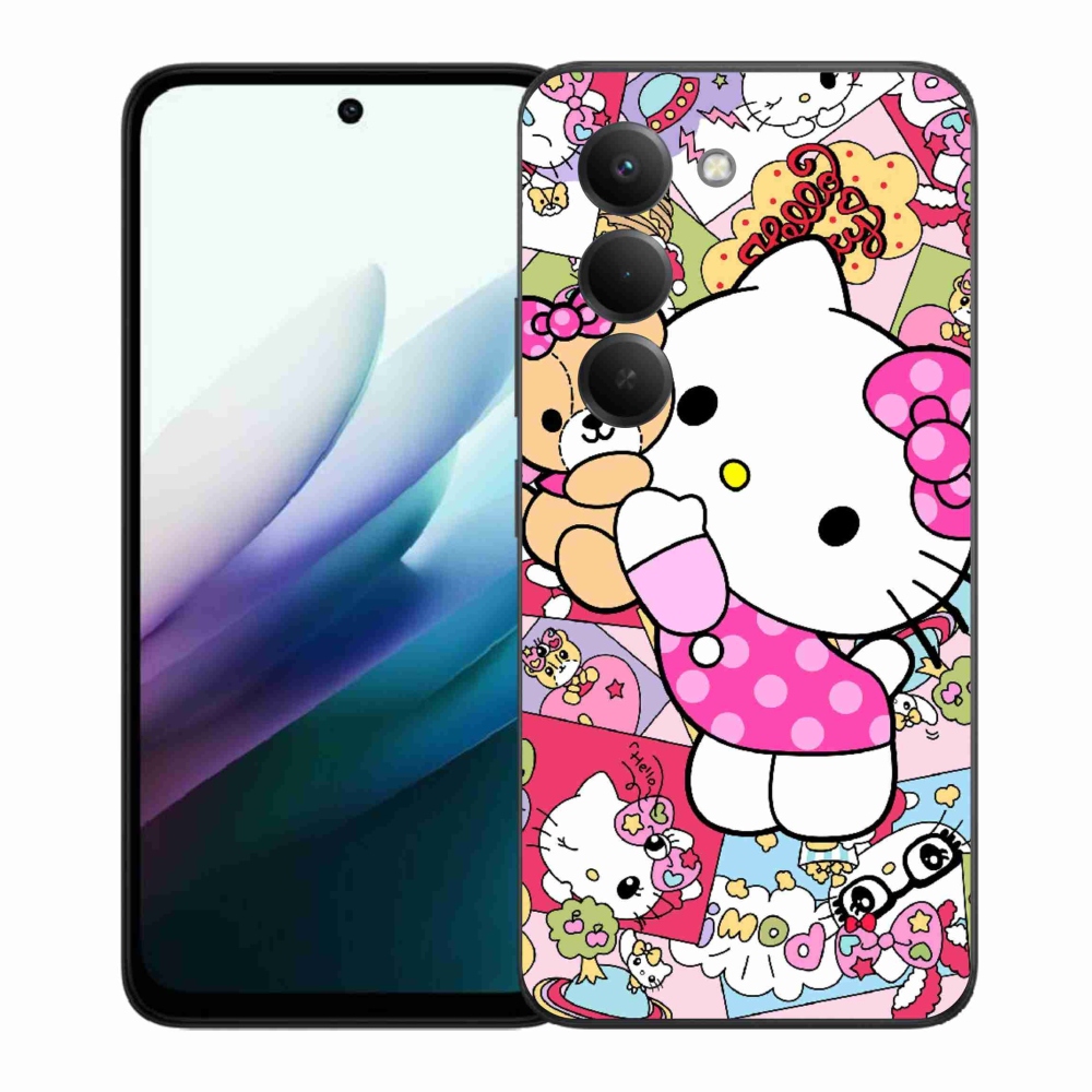 Gél borítás mmCase a Xiaomi Redmi 15 4G/5G 171 mm - aranyos cica számára