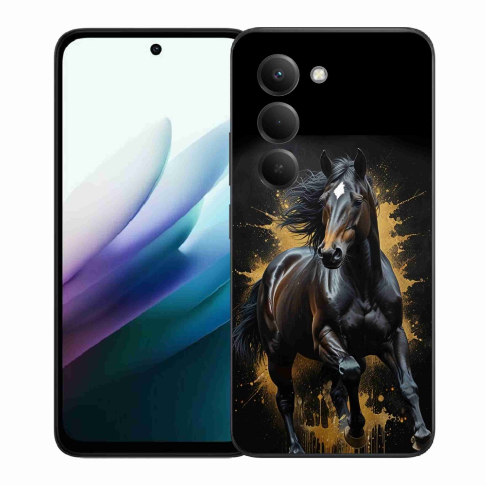 Gél borítás mmCase a Xiaomi Redmi 15 4G/5G 171 mm - elegáns fekete méneshez