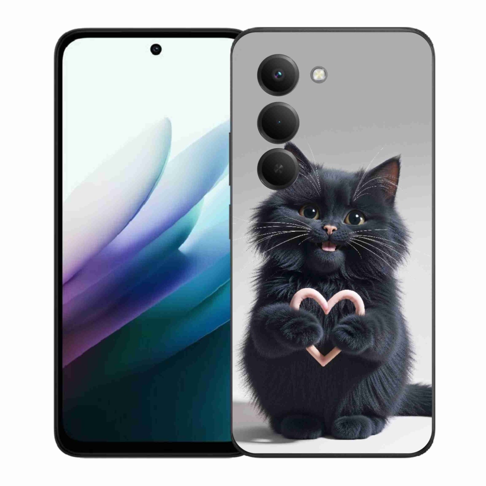 Gél borítás mmCase a Xiaomi Redmi 15 4G/5G 171 mm-es gél tokjához - cat love 3