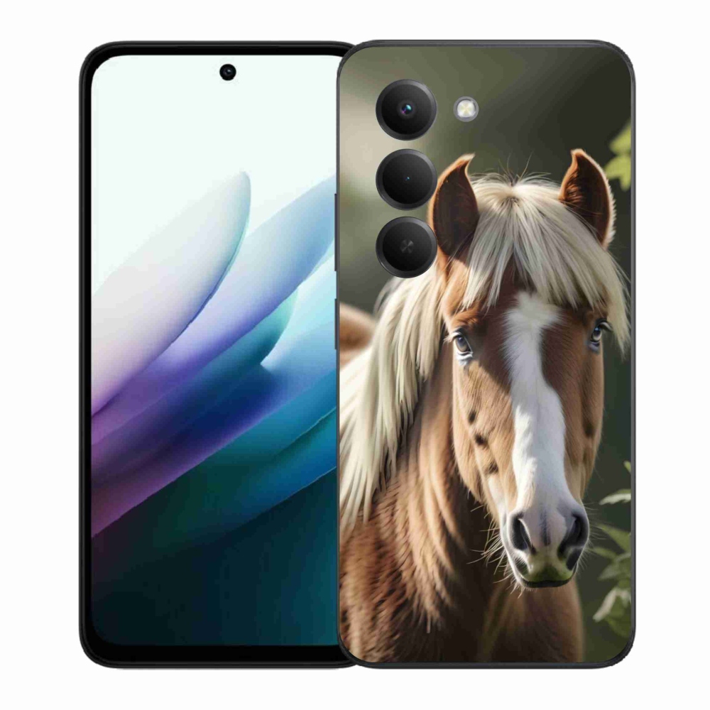 Gél borítás mmCase for Xiaomi Redmi 15 4G/5G 171 mm - ló könnyű sörénnyel