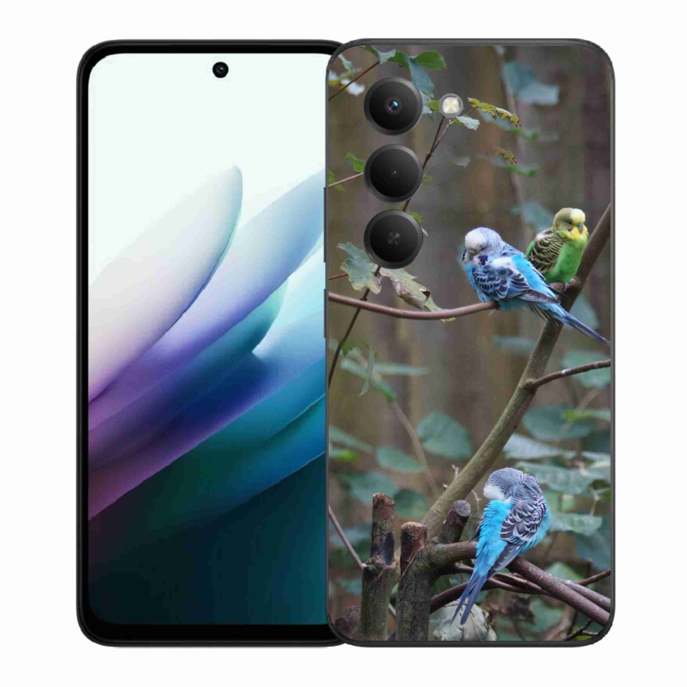 Gél borítás mmCase a Xiaomi Redmi 15 4G/5G 171 mm - papagájok az ágon