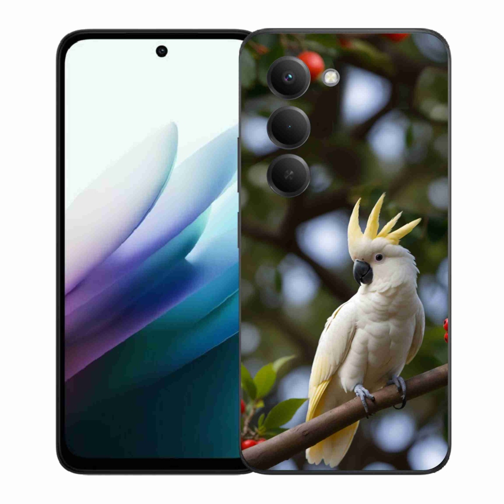 Gél borítás mmCase for Xiaomi Redmi 15 4G/5G 171 mm - papagáj kakadu 3