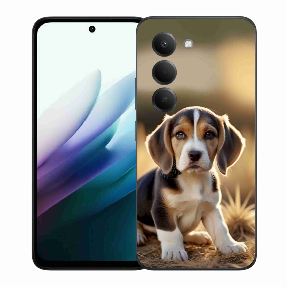 Gél borítás mmCase a Xiaomi Redmi 15 4G/5G 171 mm - aranyos beagle számára