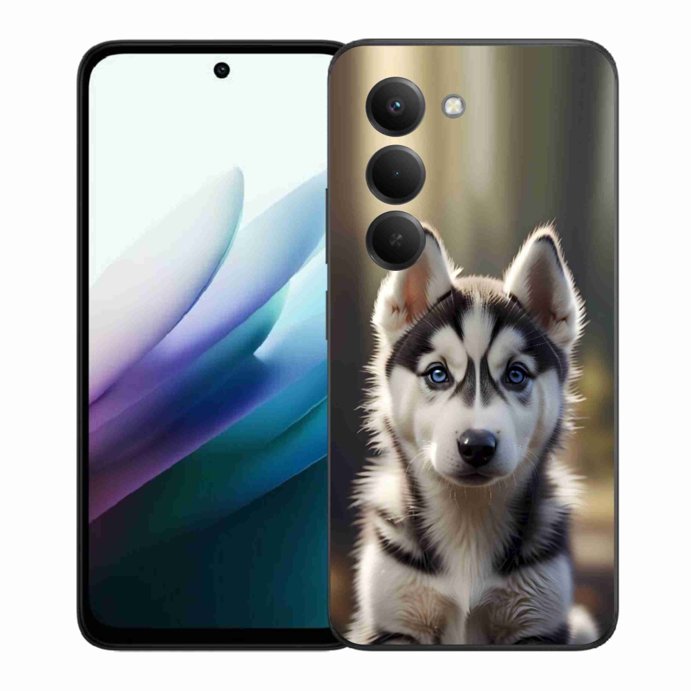 Gél borítás mmCase a Xiaomi Redmi 15 4G/5G 171 mm - aranyos szibériai husky számára