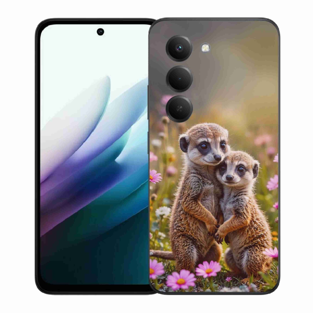 Gél borítás mmCase a Xiaomi Redmi 15 4G/5G 171 mm - szurikátás duóhoz Xiaomi Redmi 15 4G/5G 171 mm - suricate duo