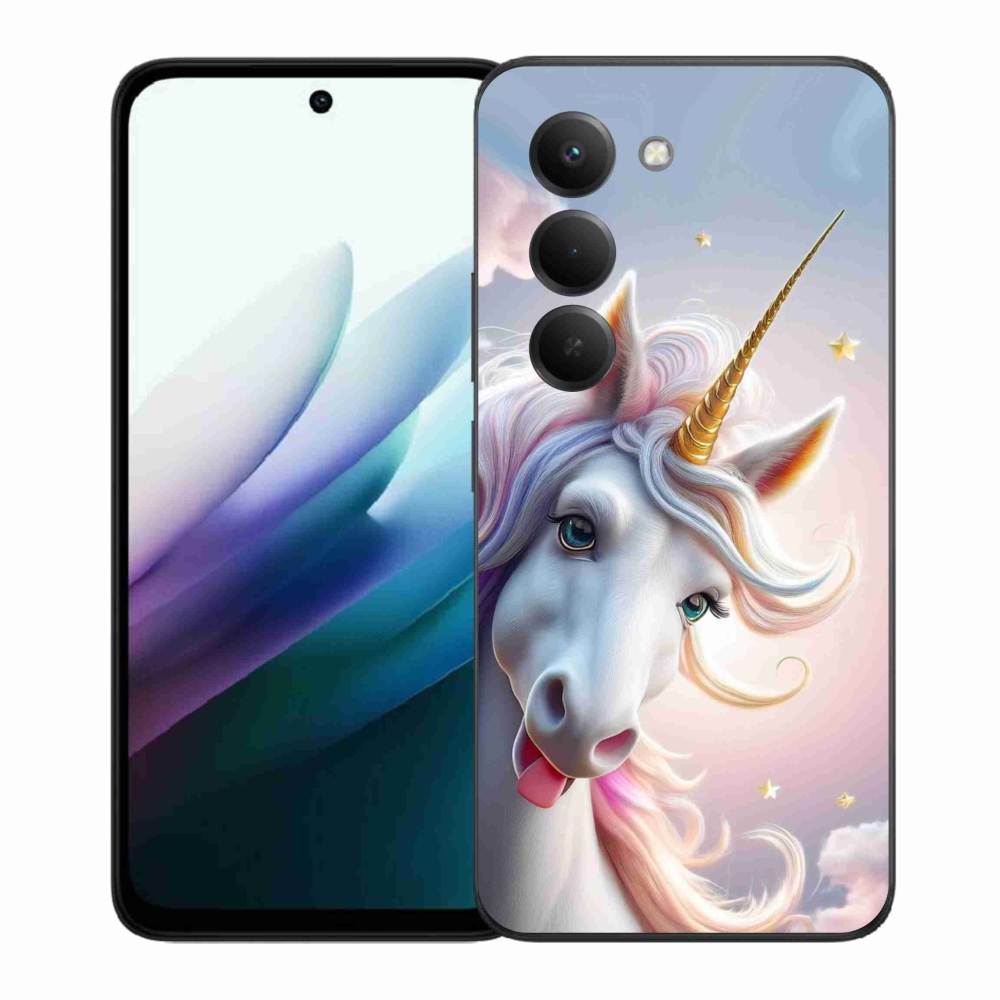 Gél borítás mmCase a Xiaomi Redmi 15 4G/5G 171 mm - vidám egyszarvú számára