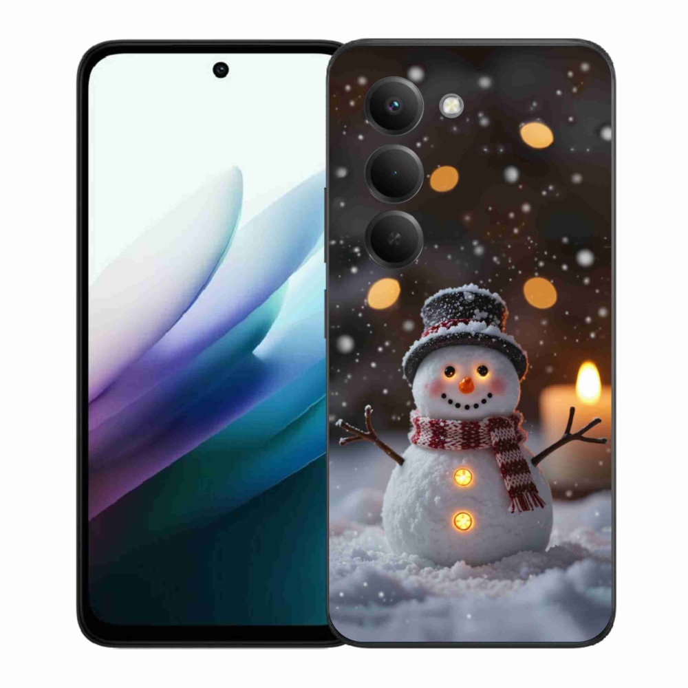 Gél borítás mmCase a Xiaomi Redmi 15 4G/5G 171 mm - boldog hóemberhez