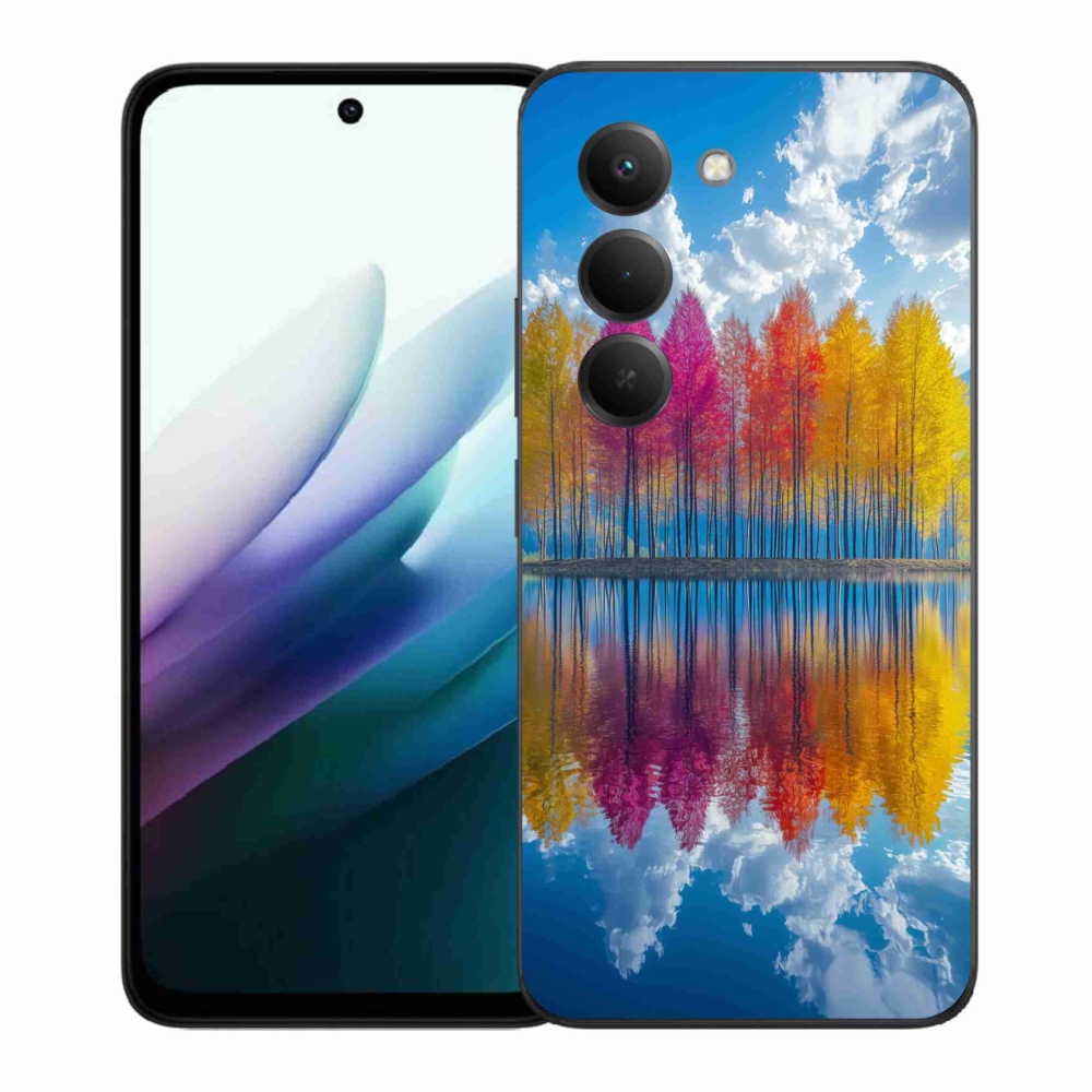 Gél borító mmCase a Xiaomi Redmi 15 4G/5G 171mm - színes fákhoz