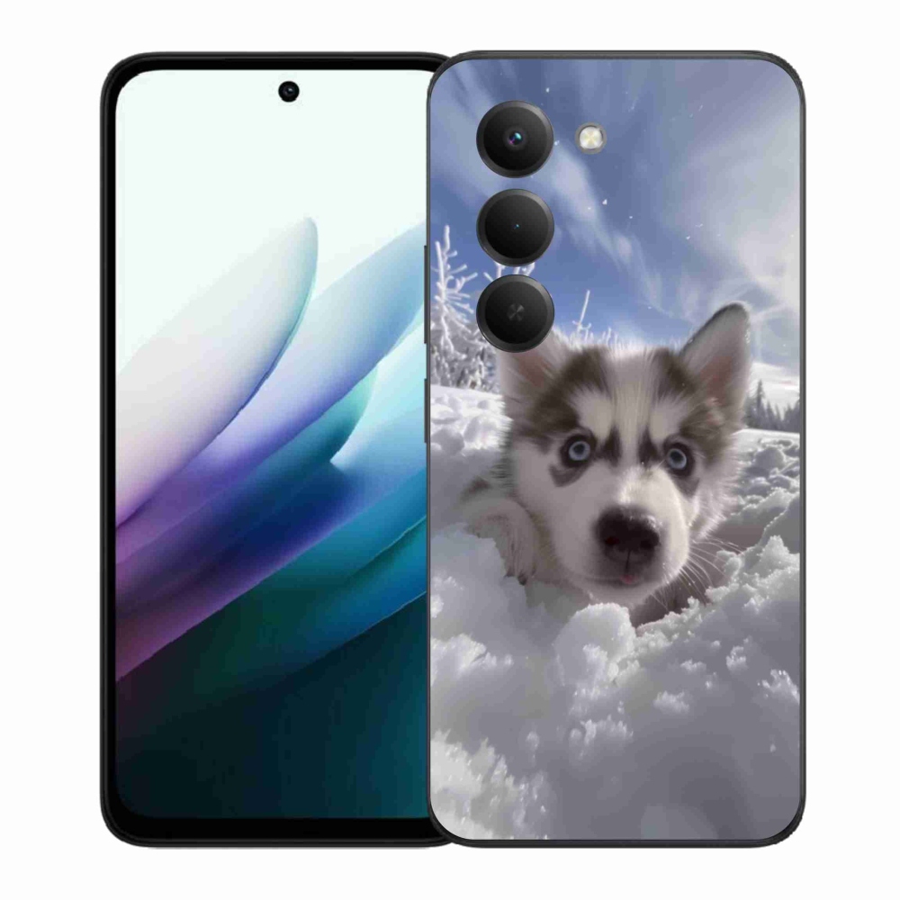 Gél borítás mmCase a Xiaomi Redmi 15 4G/5G 171mm - husky a hóban
