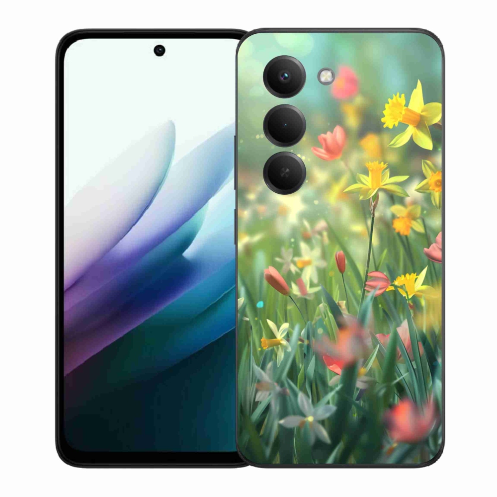 Gél borítás mmCase a Xiaomi Redmi 15 4G/5G 171mm - tavaszi virágok