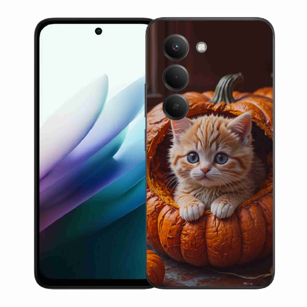 Gél borítás mmCase a Xiaomi Redmi 15 4G/5G 171mm - cica és tök 2