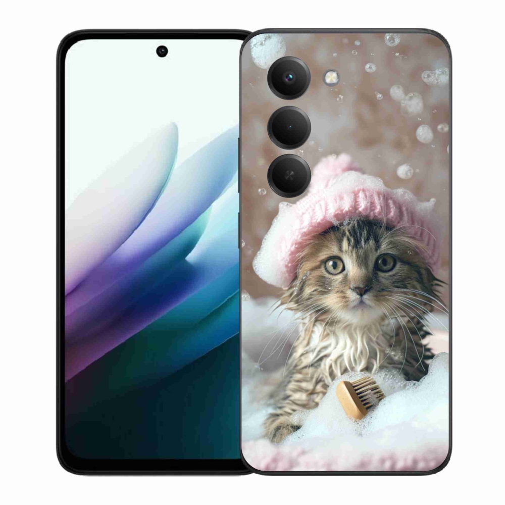 Gél borítás mmCase a Xiaomi Redmi 15 4G/5G 171mm - cica és fürdő