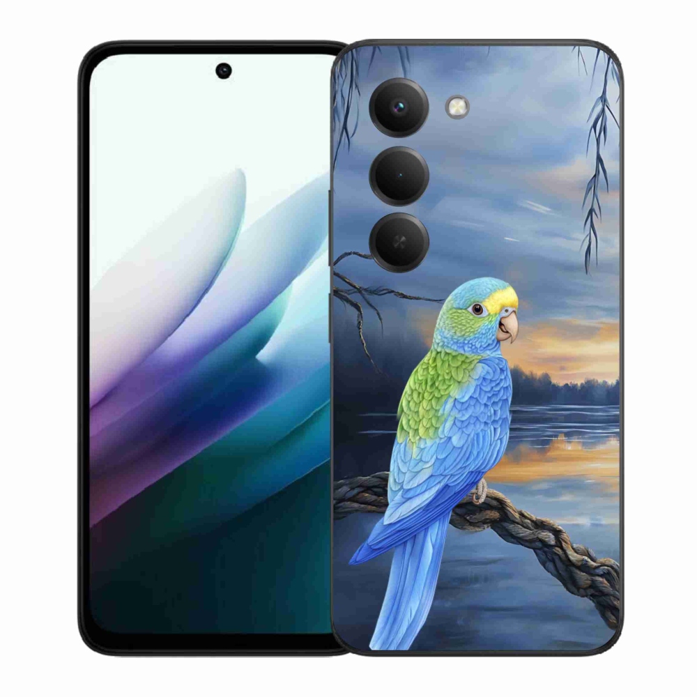 Gél borítás mmCase a Xiaomi Redmi 15 4G/5G 171mm - kék papagájhoz