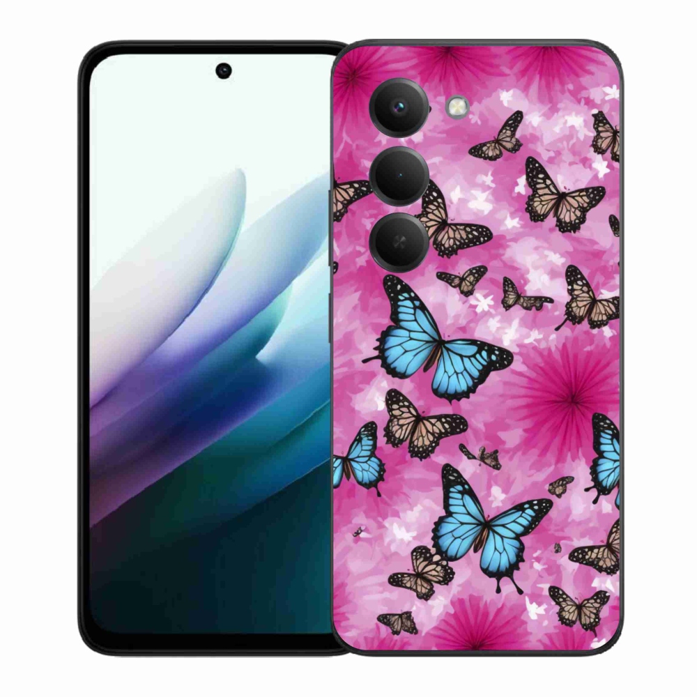 Gél borítás mmCase a Xiaomi Redmi 15 4G/5G 171mm - pillangó kerthez