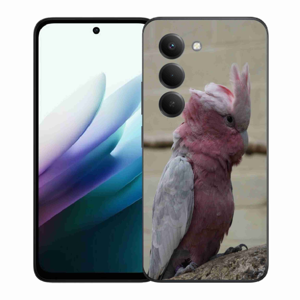 Gél borító mmCase a Xiaomi Redmi 15 4G/5G 171mm - papagáj kakadu rózsaszínű