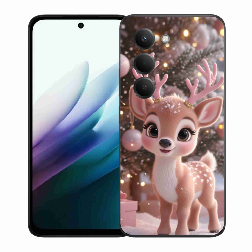 Gél borítás mmCase a Xiaomi Redmi 15 4G/5G 171mm - aranyos rénszarvashoz