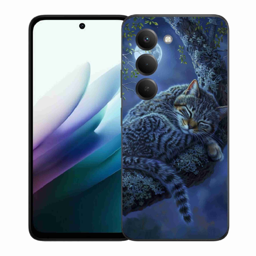 Gél borítás mmCase a Xiaomi Redmi 15 4G/5G 171mm - alvó macska