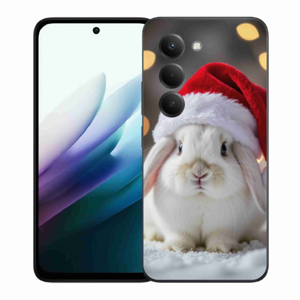 Gél borítás mmCase a Xiaomi Redmi 15 4G/5G 171mm - Karácsonyi nyúlhoz