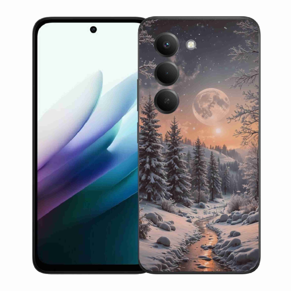 Gél borító mmCase a Xiaomi Redmi 15 4G/5G 171mm - téli táj 2