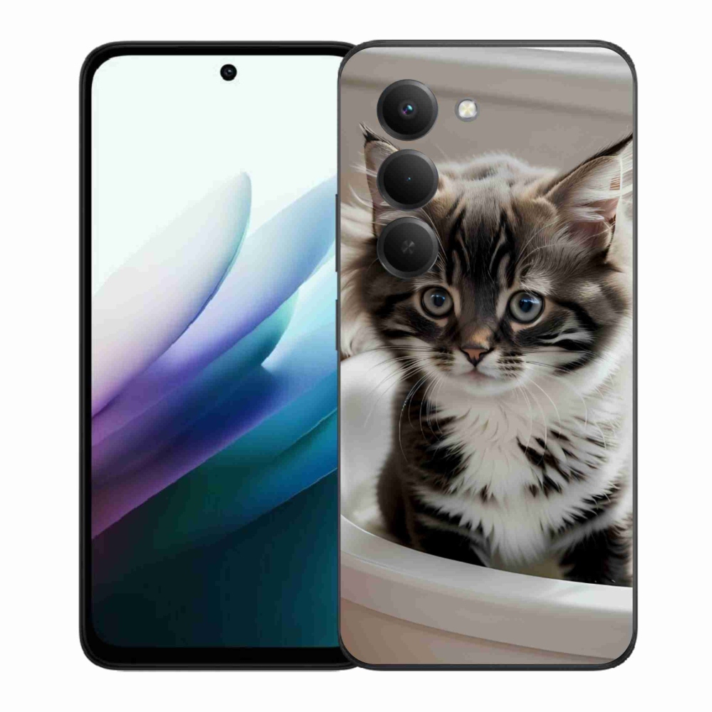 Gél borítás mmCase a Xiaomi Redmi 15 4G/5G 171mm - kíváncsi cica