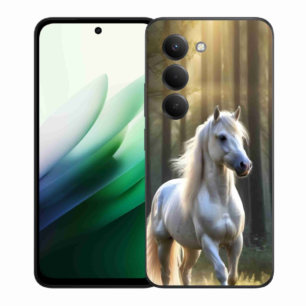 Gél borítás mmCase a Xiaomi Redmi 15 5G (169mm) - fehér ló 3