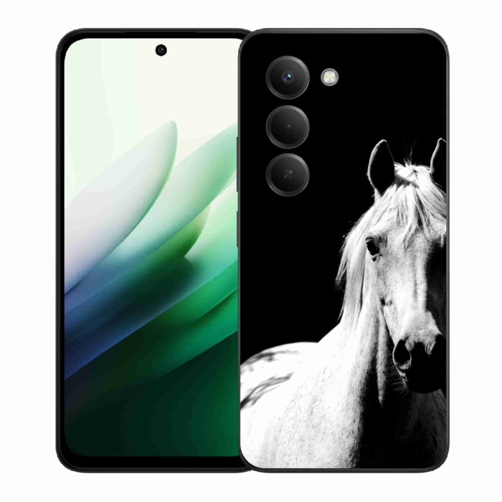 Gél borítás mmCase a Xiaomi Redmi 15 5G (169mm) - fehér ló 5