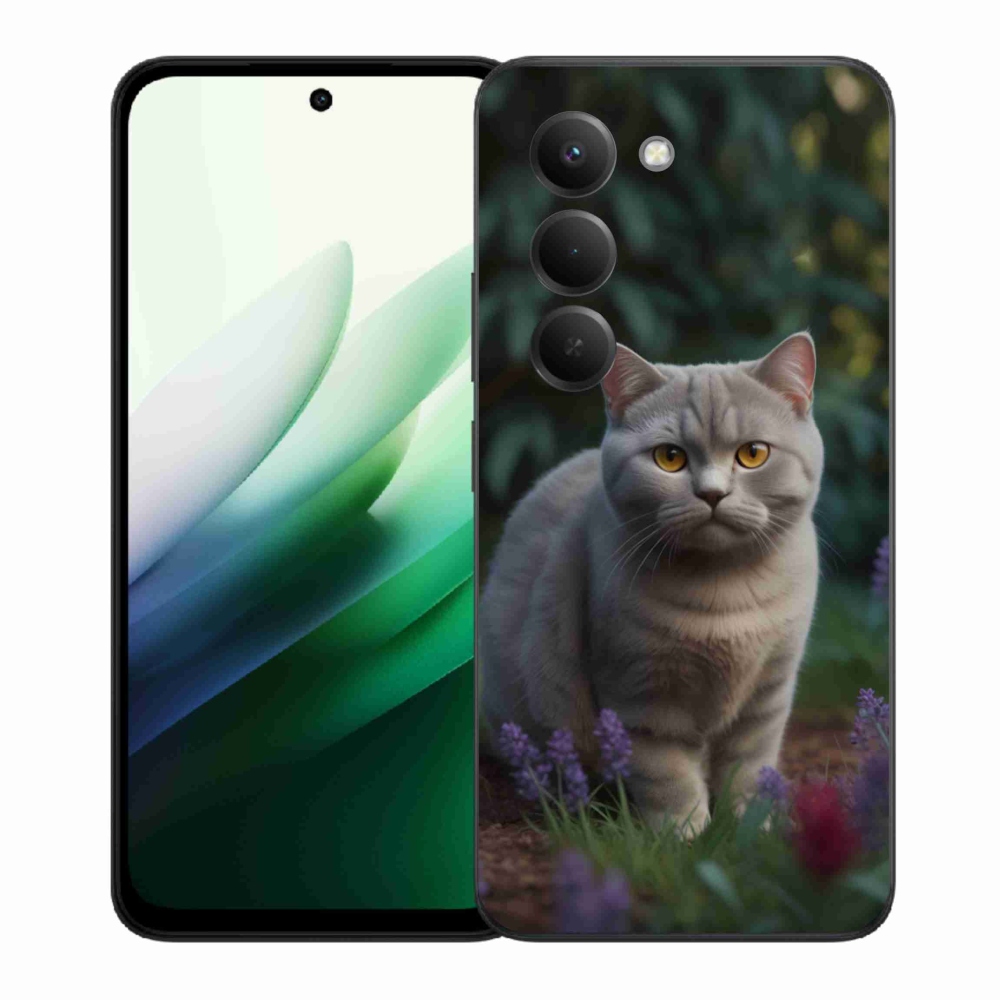 Gél borítás mmCase a Xiaomi Redmi 15 5G (169mm) - Brit macska