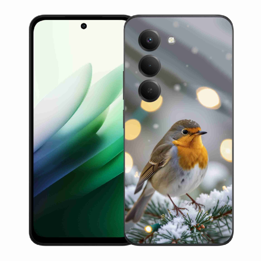 Gél borítás mmCase a Xiaomi Redmi 15 5G 169mm - piros télen