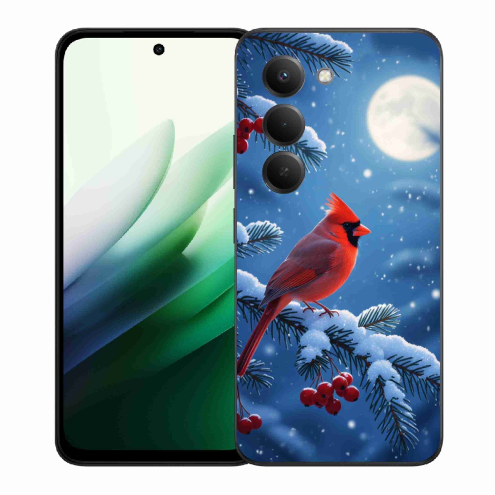 Gél borítás mmCase a Xiaomi Redmi 15 5G 169mm - bíborvörös