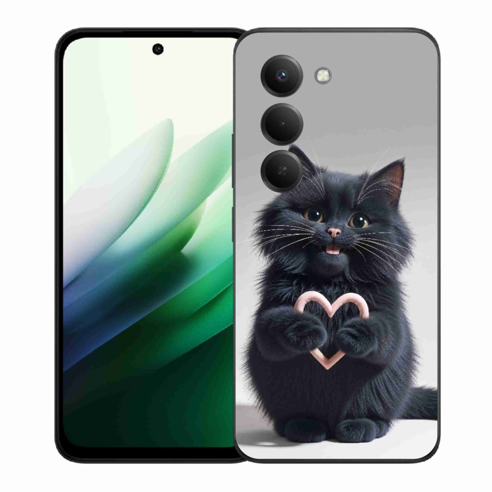 Gél borítás mmCase a Xiaomi Redmi 15 5G 169mm - macska szeretet 3