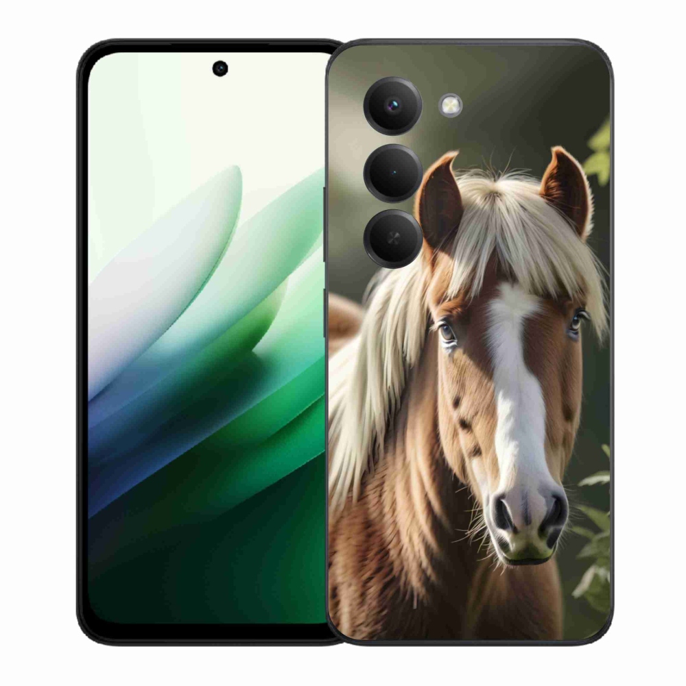 Gél borítás mmCase a Xiaomi Redmi 15 5G 169mm számára - ló könnyű sörénnyel