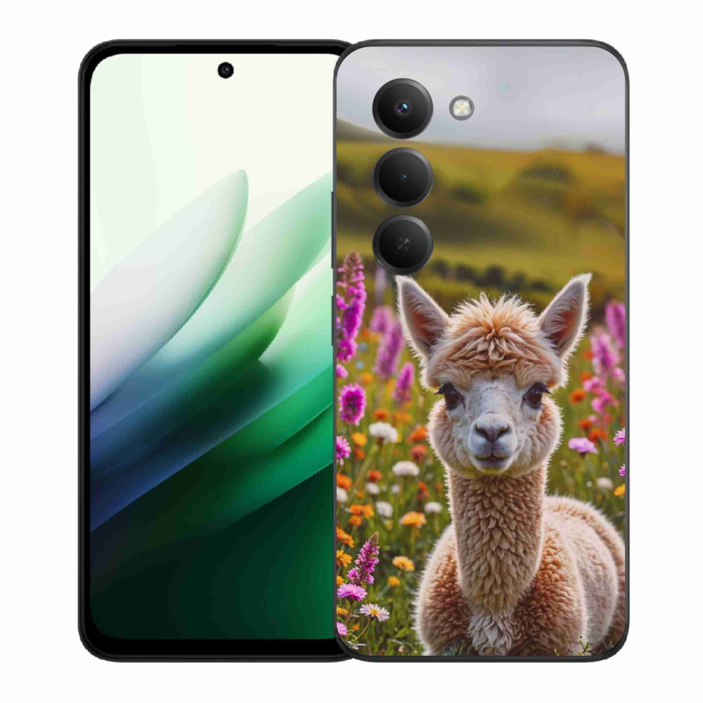 Gél borítás mmCase a Xiaomi Redmi 15 5G 169mm számára - láma a réten