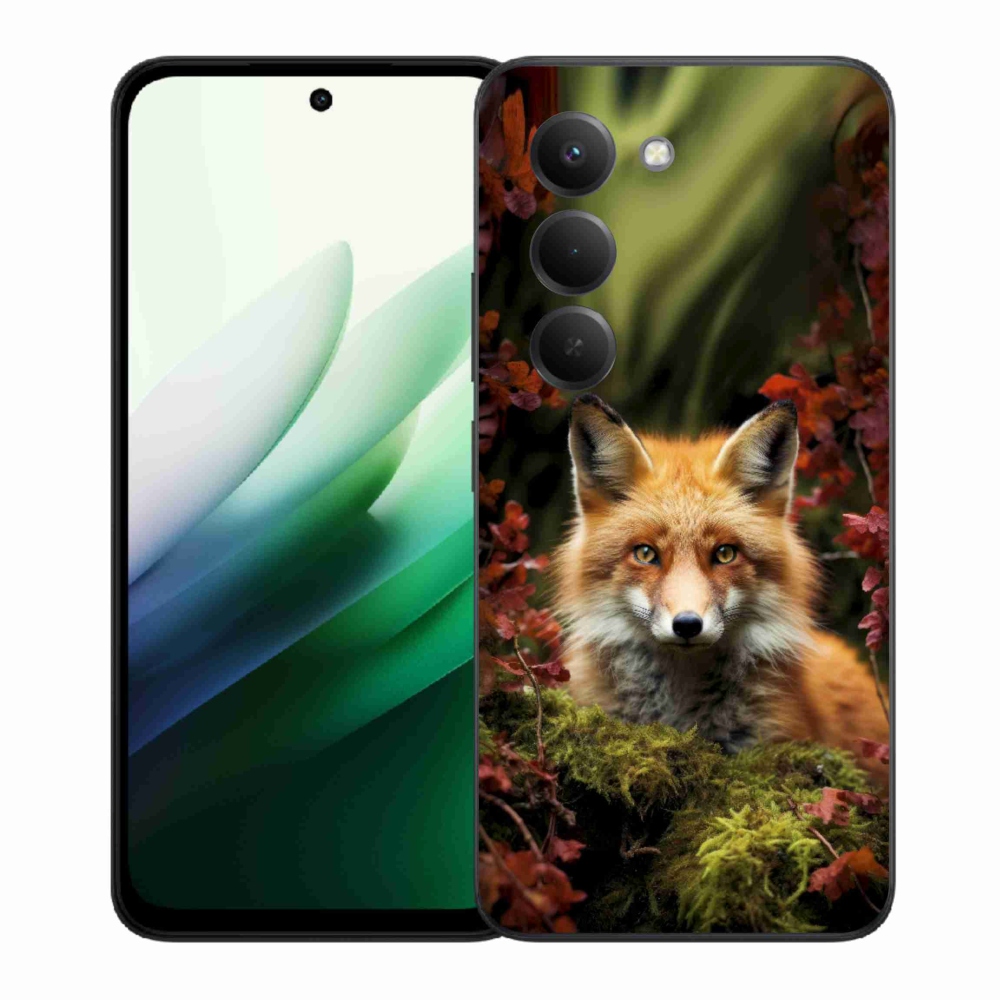 Gél borítás mmCase a Xiaomi Redmi 15 5G 169mm számára - róka az erdőben