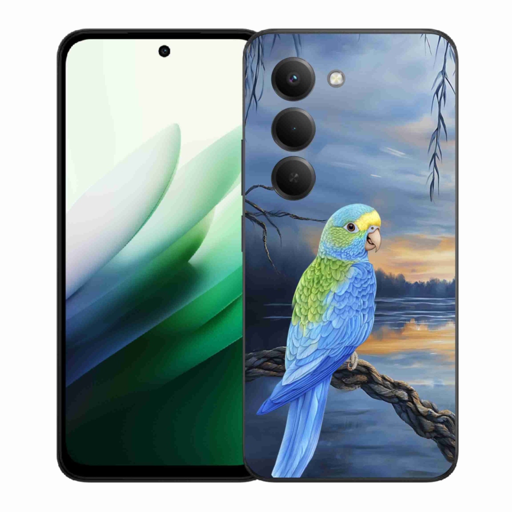 Gél borítás mmCase a Xiaomi Redmi 15 5G (169mm) - kék papagájhoz