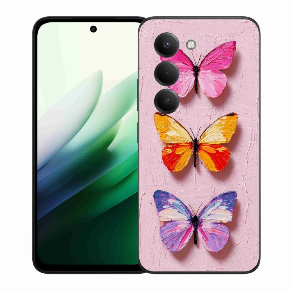 Gél borítás mmCase a Xiaomi Redmi 15 5G (169mm) - pillangó trióhoz