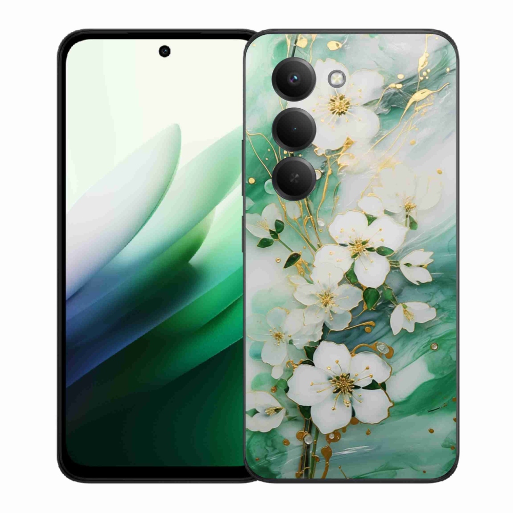 Gél borítás mmCase a Xiaomi Redmi 15 5G (169mm) - finom virágokhoz