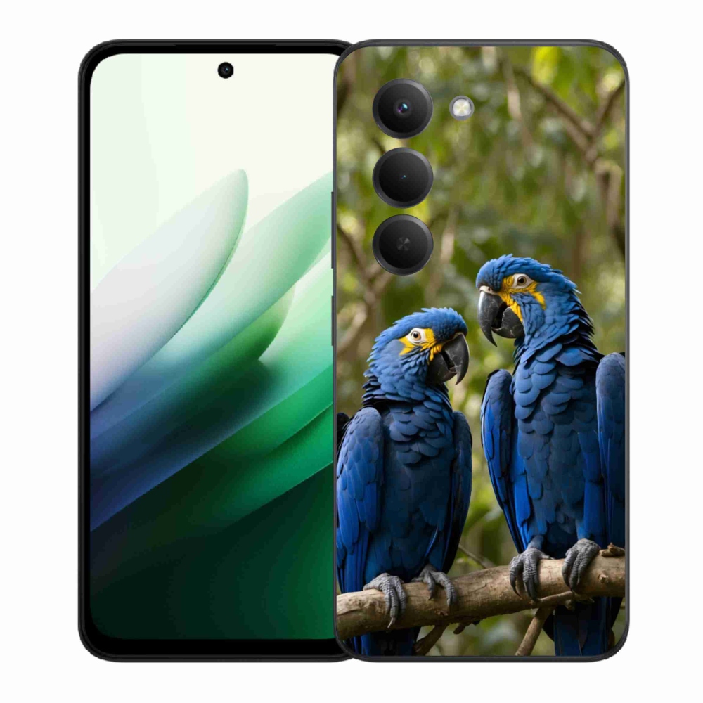 Gél borítás mmCase a Xiaomi Redmi 15 5G 169mm számára - papagáj duó
