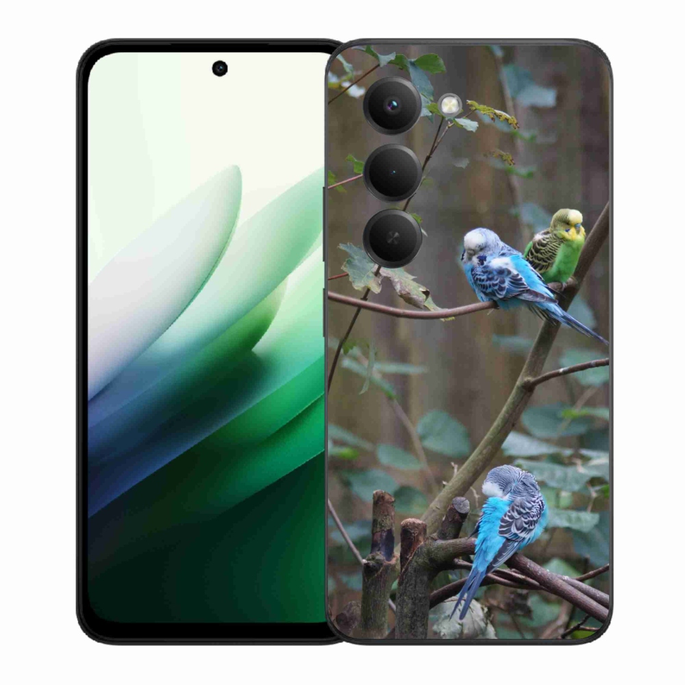 Gél borító mmCase a Xiaomi Redmi 15 5G 169mm - papagájok az ágon