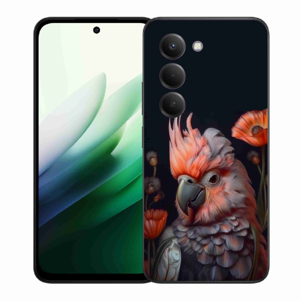 Gél borító mmCase a Xiaomi Redmi 15 5G 169mm - papagáj kakadu színekben