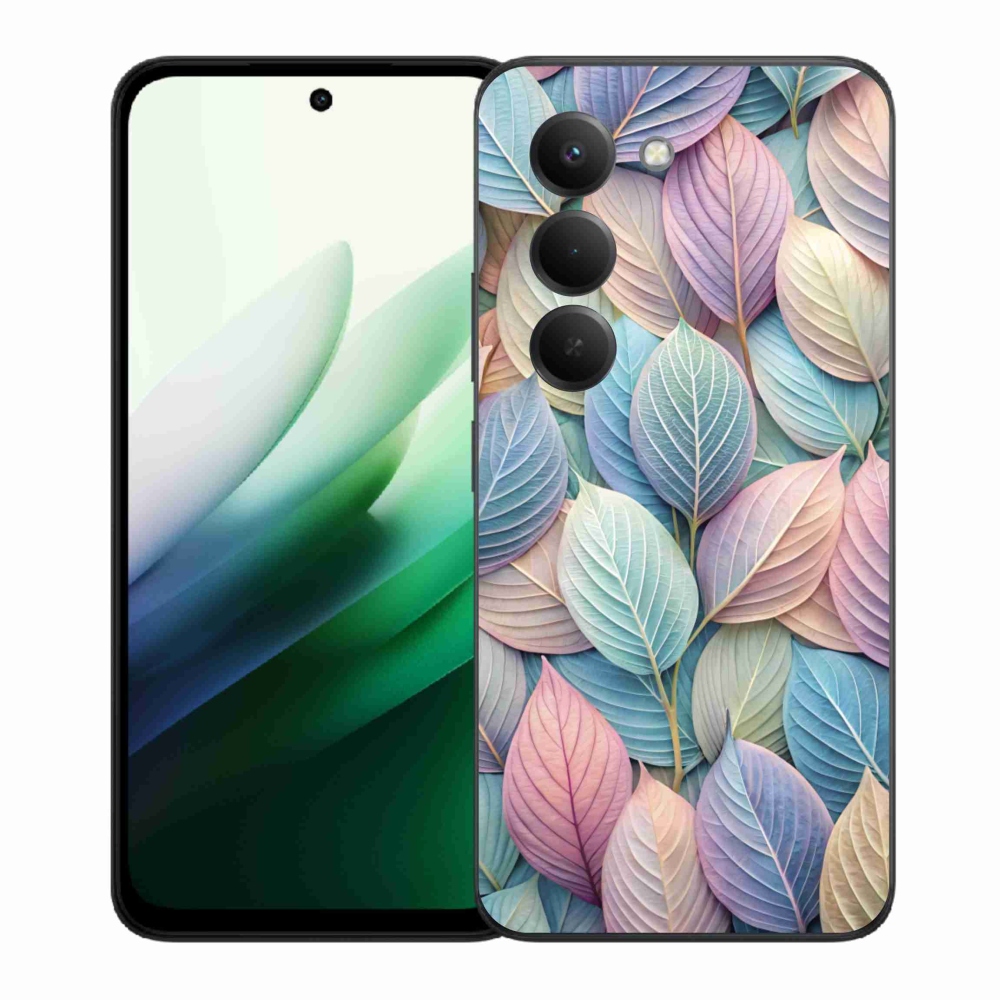 Gél borítás mmCase a Xiaomi Redmi 15 5G (169mm) - pasztell levelek