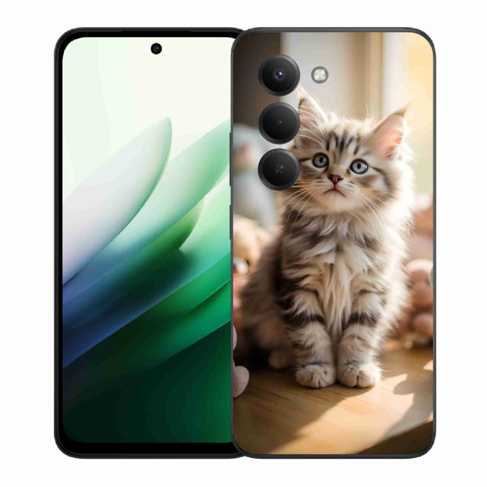 Gél borító mmCase a Xiaomi Redmi 15 5G 169mm - aranyos cica 10