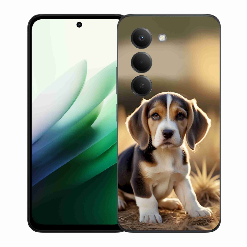 Gél borítás mmCase a Xiaomi Redmi 15 5G 169mm számára - aranyos beagle
