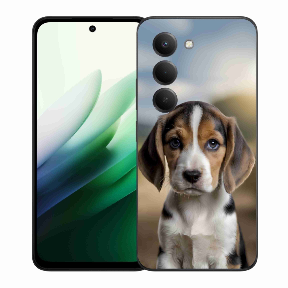 Gél borítás mmCase a Xiaomi Redmi 15 5G 169mm számára - aranyos beagle